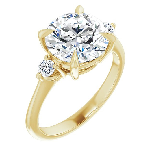 14K Yellow Engagement Ring Mounting