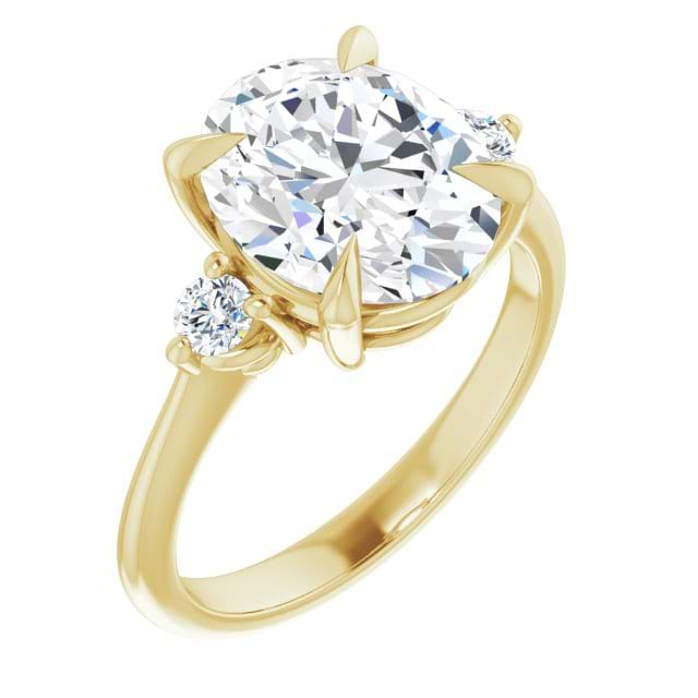 14K Yellow Engagement Ring Mounting