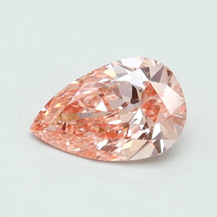 Pear 0.52 Fancy Vivid  Orange VS2