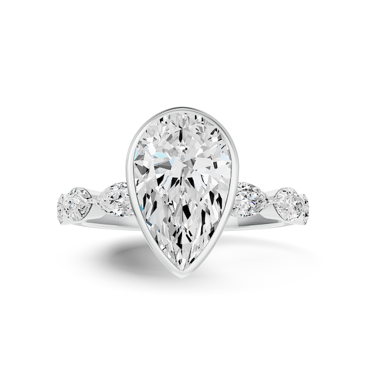 Bezel Marquise Eternity Band Ring