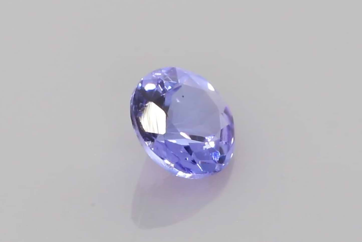 Round Purple Tanzanite 0.75ct