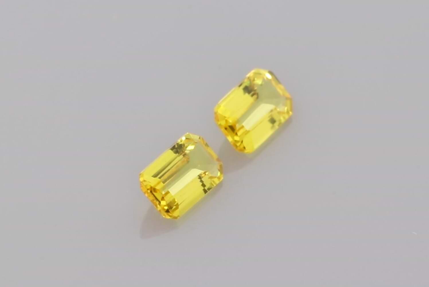 Emerald Yellow Sapphire 0.58ct