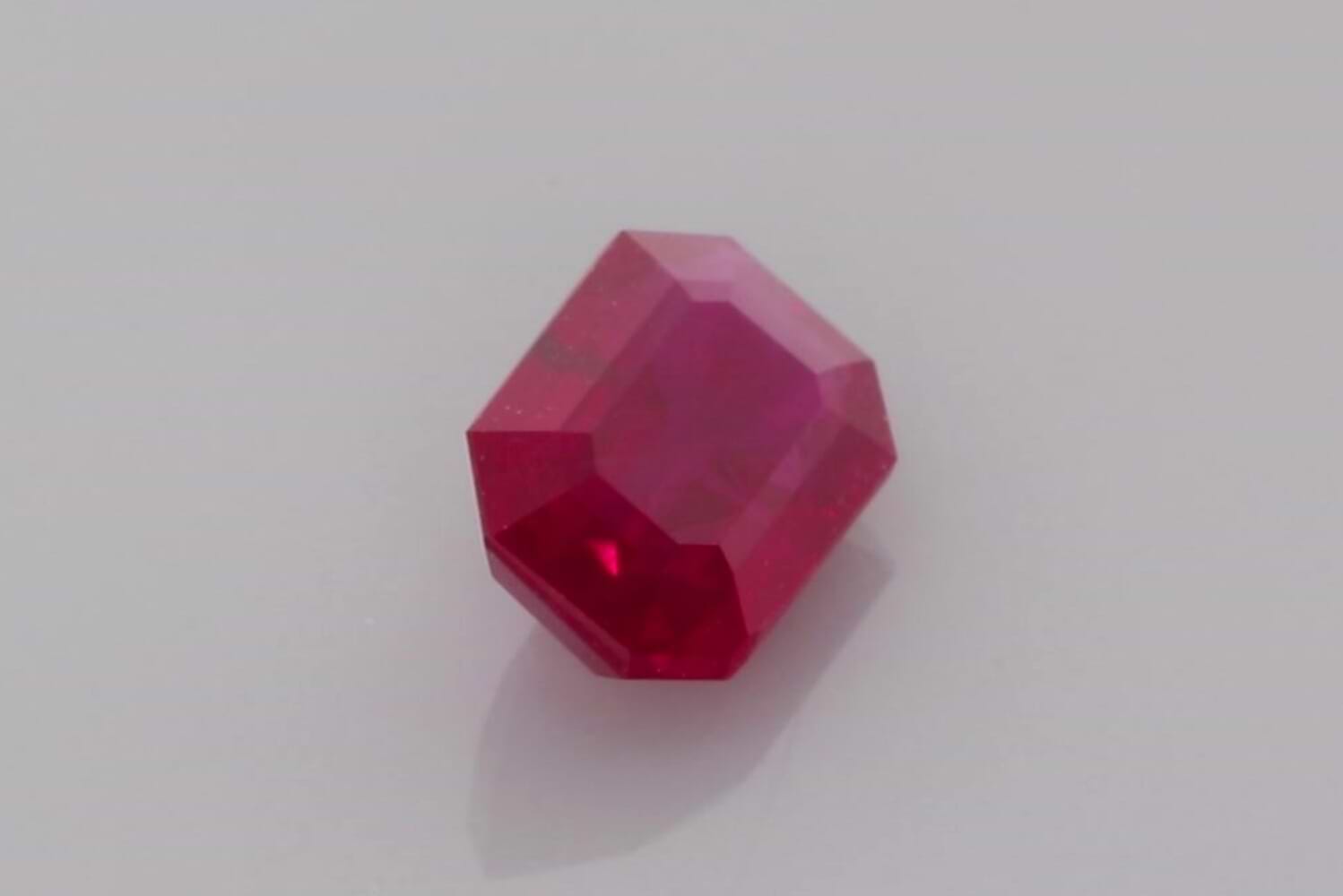 Em Cut Red Ruby 1.11ct