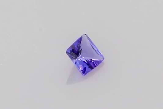 Square Blue Tanzanite 0.08ct