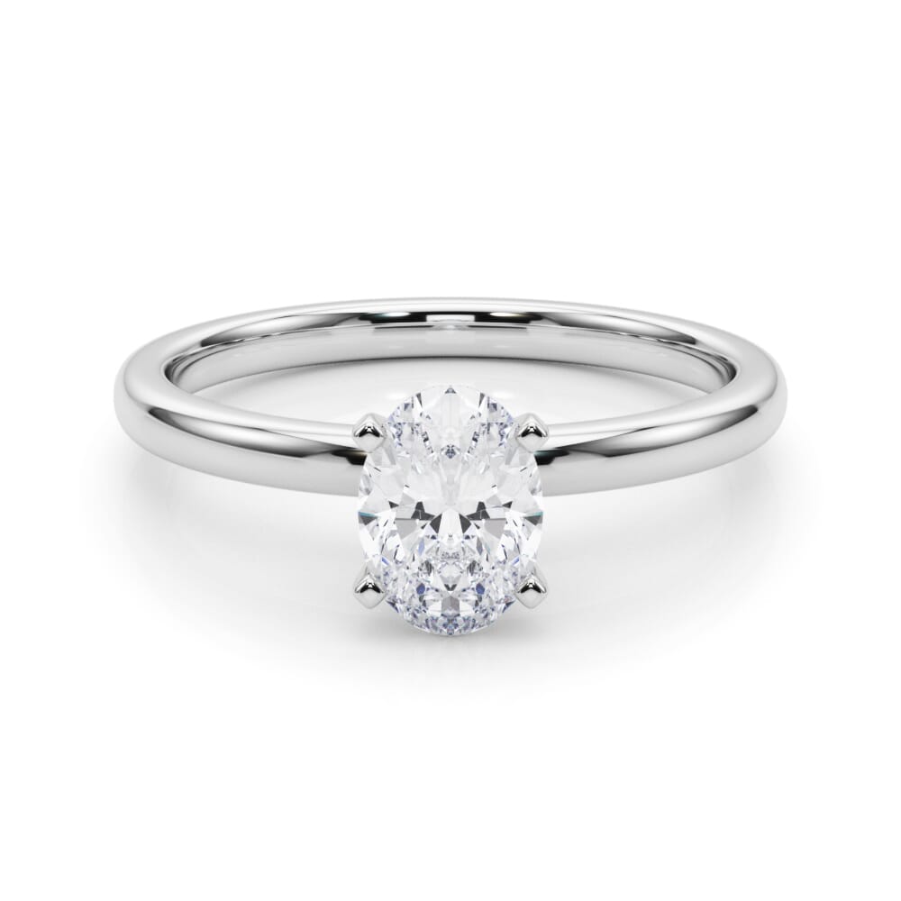 14K White Gold