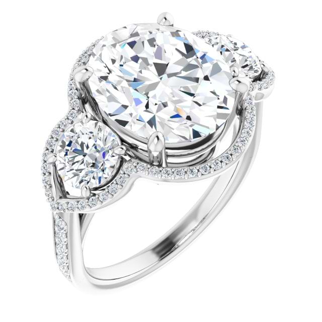 Plat Oval Ring Mounting