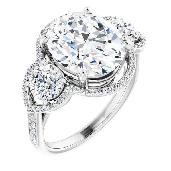 Plat Oval Ring Mounting