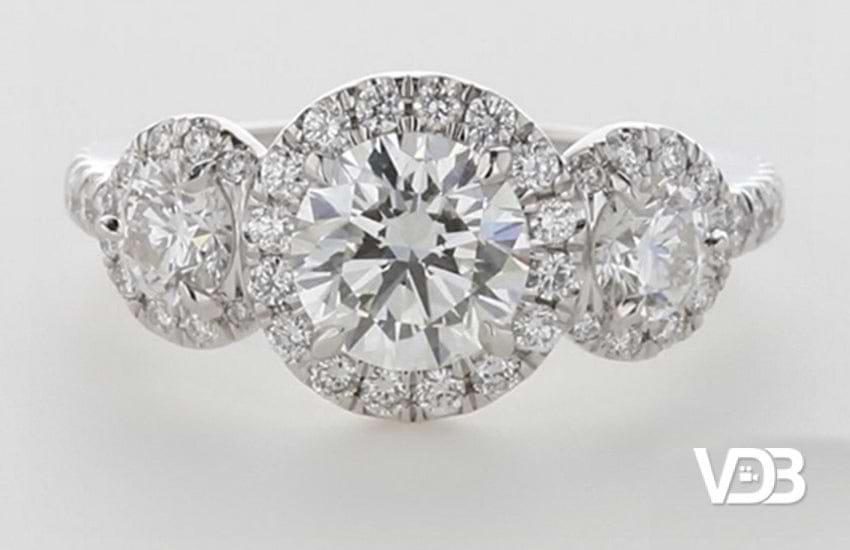 Three Stone Engagement Ring