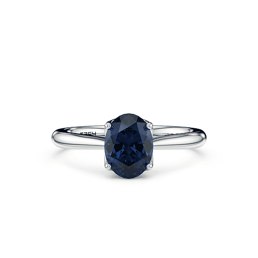 Solitaire Oval Engagement Ring