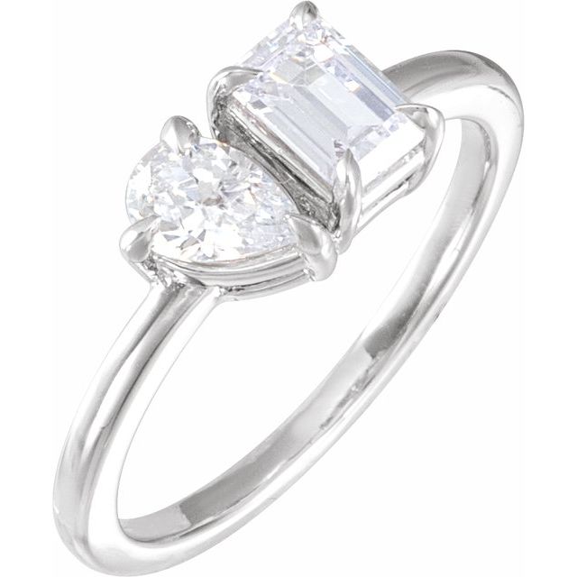 14k-yellow-1-ctw-lab-grown-diamond-two-stone-ring
