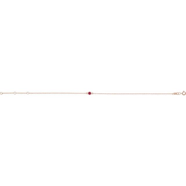 14k-rose-lab-grown-ruby-bezel-set-solitaire-6-1/2-7-1/2"-bracelet
