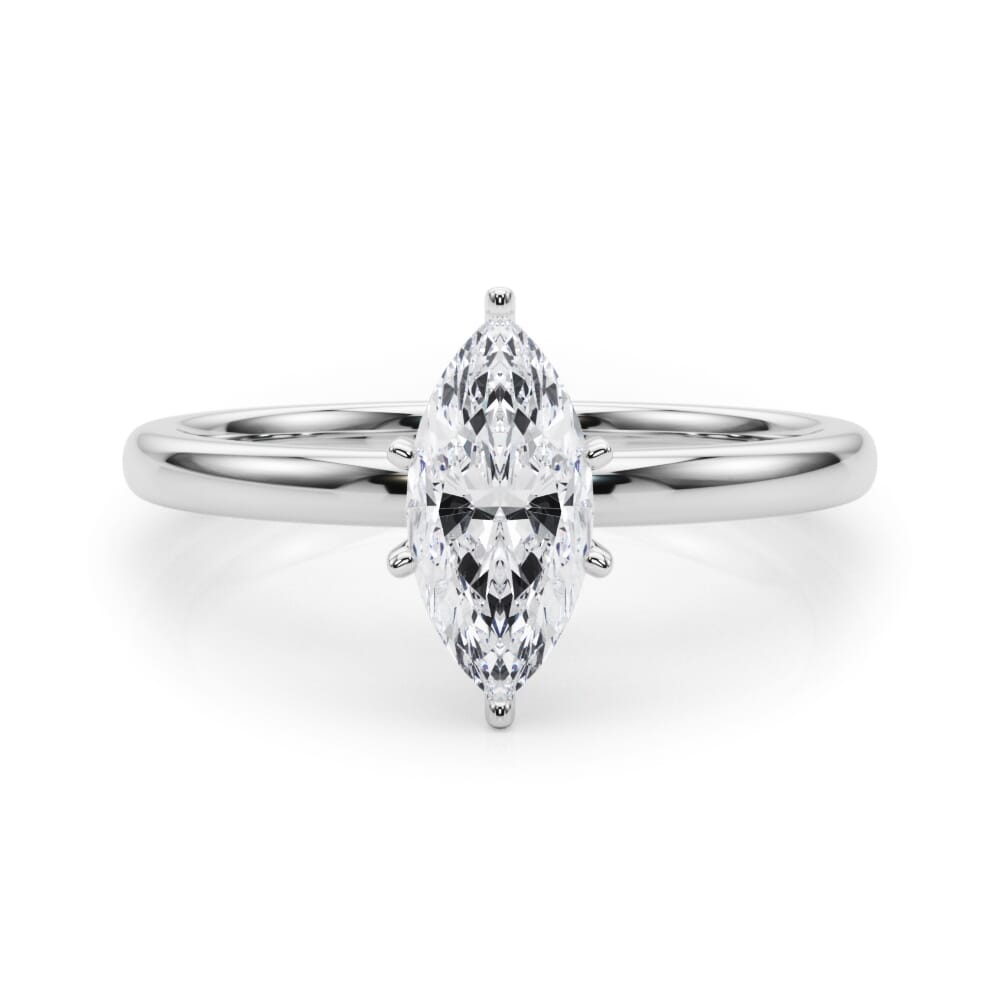 14K White Gold