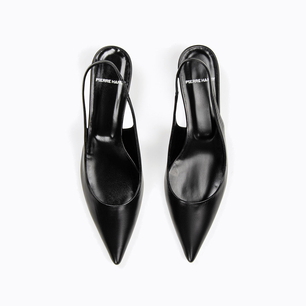 AMBER slingback pumps for women in black kid leather PIERRE HARDY