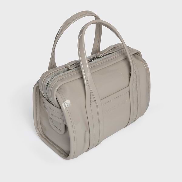 無料クーポン配布 アプリ bag CAB MINI in HARDY —PIERRE leather calf shiny white off バッグ