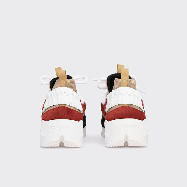 TREK COMET sneakers for women in sand canvas and rust and navy
