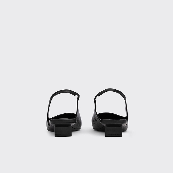 STELLA slingback pump for women in black calfskin — PIERRE HARDY