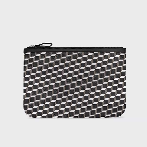 ■PIERRE HARDY■CUBE MINI TOTE BAG VV05 PHB033CA MINI CAB handbag in leather and canvas Cube — PIERRE HARDY