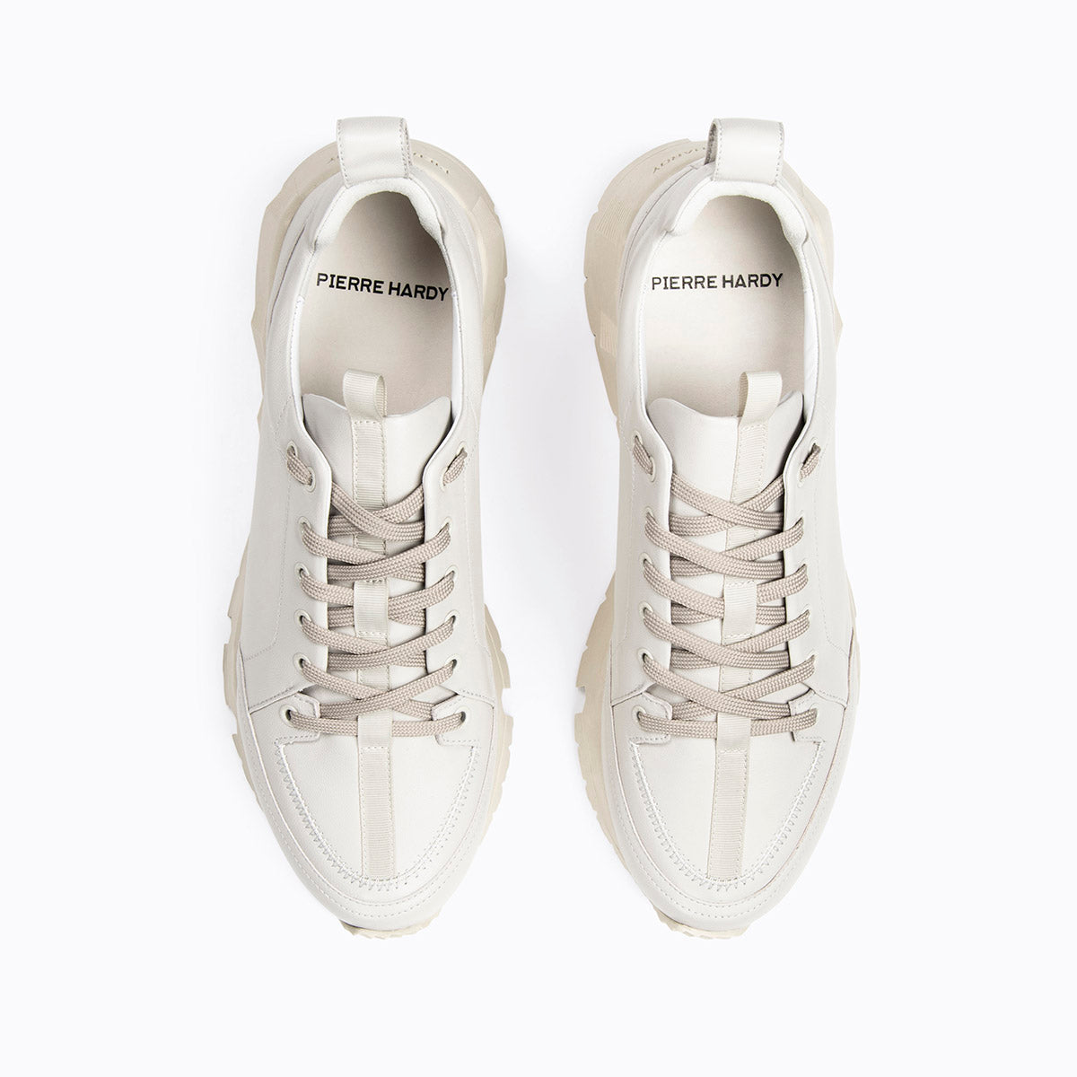 STREET LIFE sneakers for men in off white lamb leather PIERRE HARDY