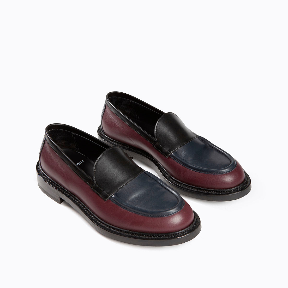 Burgundy on sale loafers mens