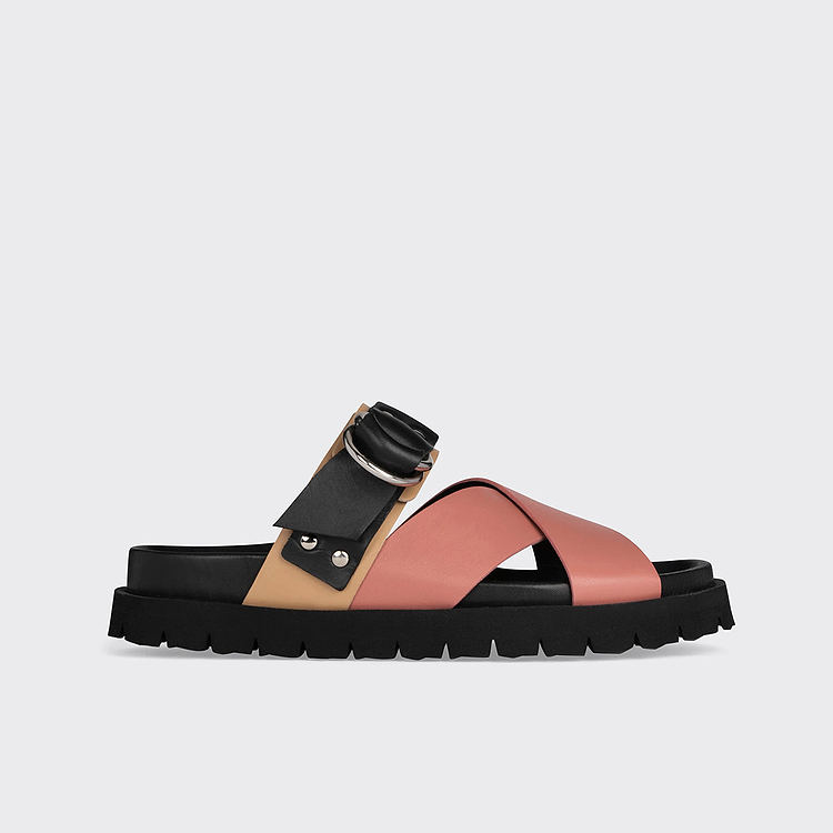 CROSS RIDER FLAT SANDAL