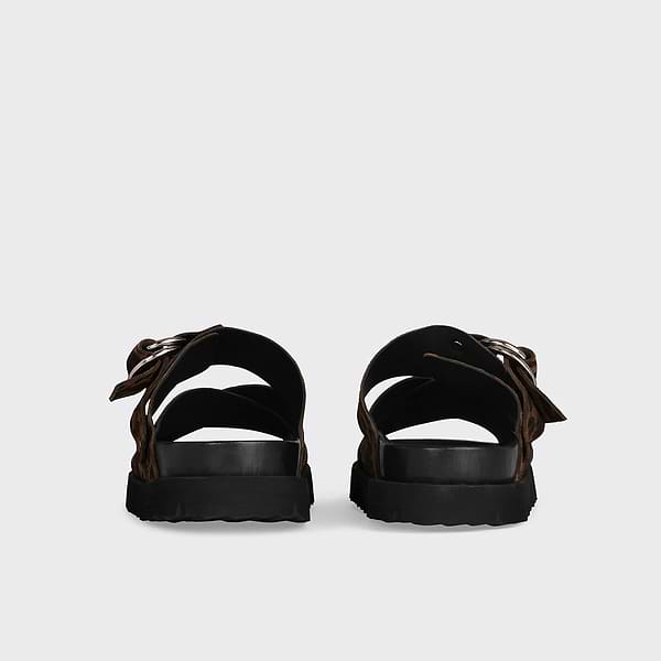 Leopard cross sandals deals