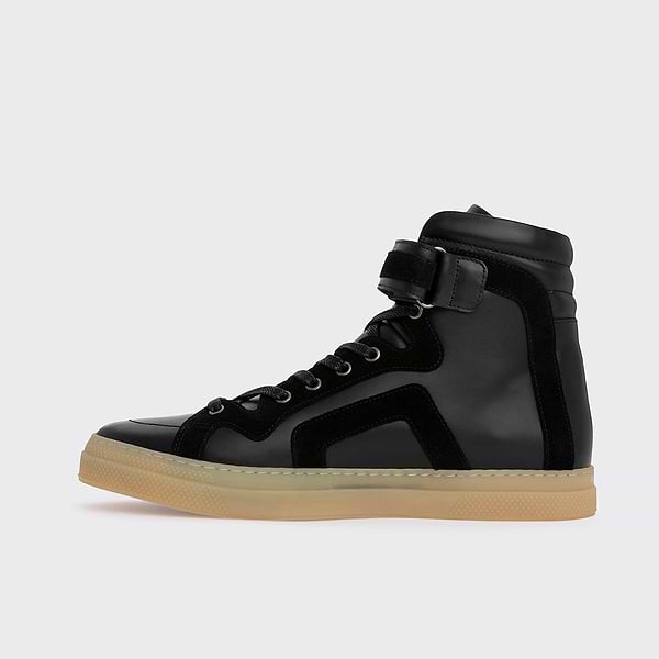 112 high-top sneakers for men in black suede leather — PIERRE HARDY