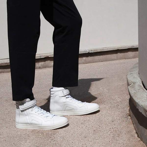 112 high-top sneakers for men in calfskin — PIERRE HARDY