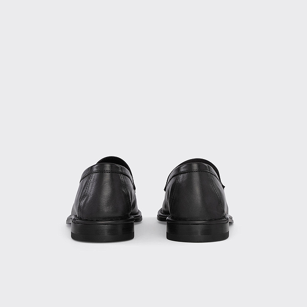 NOTO loafers for women in black kangaroo leather — PIERRE HARDY