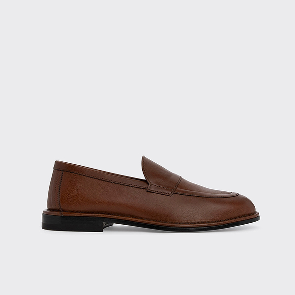 【G-RAP】 Nono Brown - Tha Londonero NOTO loafer for men in brown kangaroo leather — PIERRE HARDY