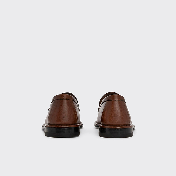 NOTO loafer for men in brown kangaroo leather — PIERRE HARDY