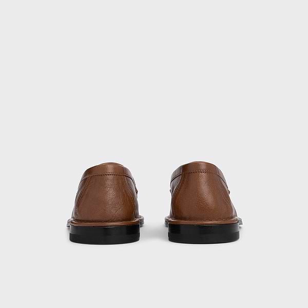 NOTO loafer for men in tobacco kangaroo leather — PIERRE HARDY