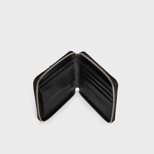 【Pierre Hardy】Cube Zip Wallet Red Blue DW01 TW01Z_CANVAS_CUBE_LAMB_BLACK_B