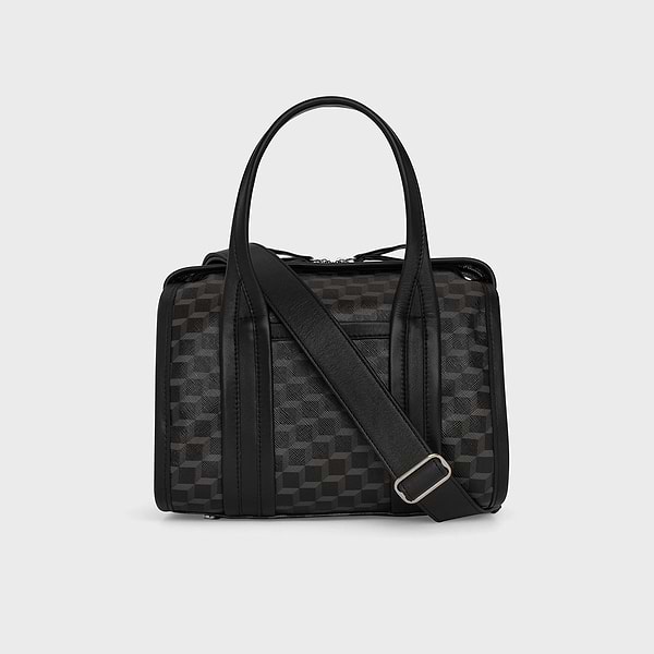 ■PIERRE HARDY■CUBE MINI TOTE BAG VV05 PHB033CA MINI CAB handbag in leather and canvas Cube — PIERRE HARDY
