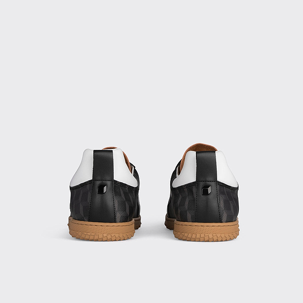 START sneakers for men in black Cube coated canvas — PIERRE START sneakers for men in black Cube coated canvas — PIERRE