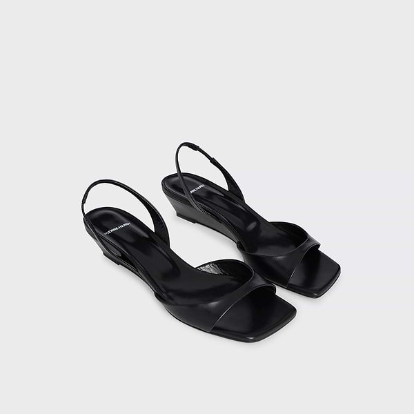 サンダル・ミュール Pierre Hardy SS25 Heeled shoes (ABM02 PATENT KIDRED) AEM05_KID_BLACK_Pierre_Hardy_0