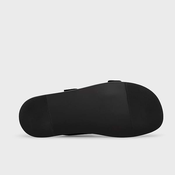 MARLON sandal for women in black suede leather — PIERRE HARDY
