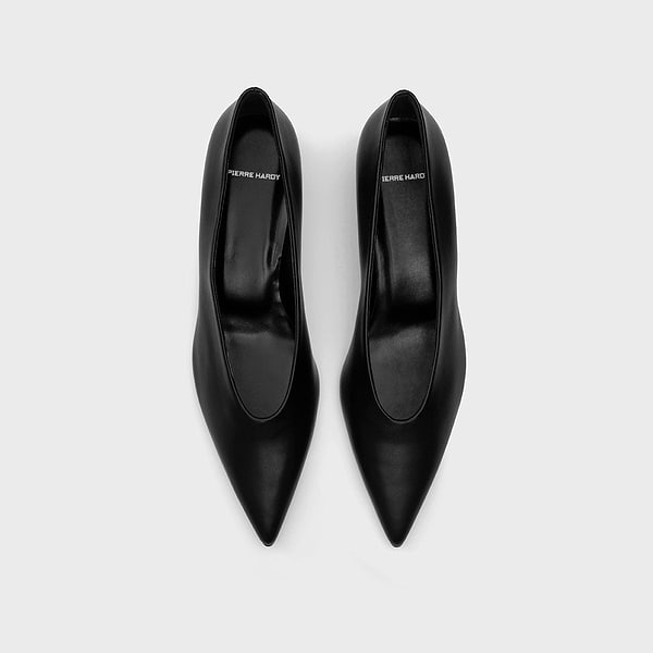 AMBER pump for women in black calfskin — PIERRE HARDY