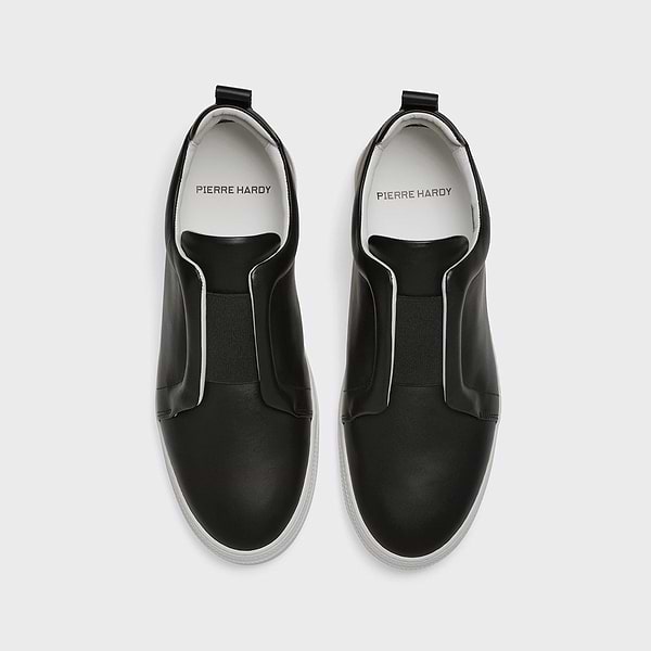 2024 お歳暮【公式】 - 人気ブランド SLIDER sneakers HARDY PIERRE — leather black in men for 靴