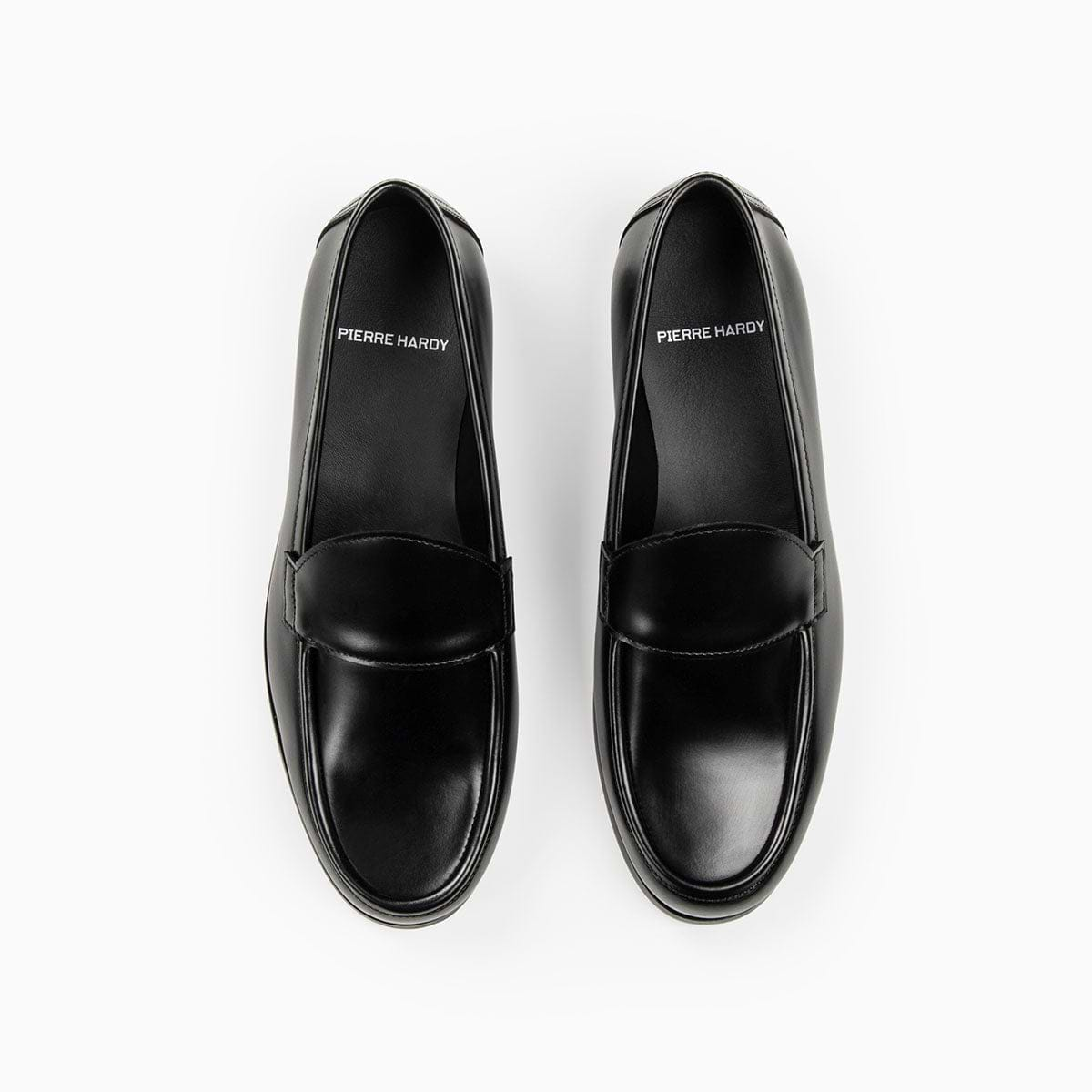 HARDY loafers for women in black calf leather — PIERRE HARDY