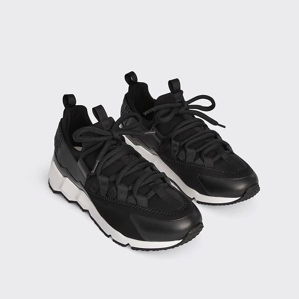 TREK COMET women's sneakers in black neoprene & leather — PIERRE HARDY