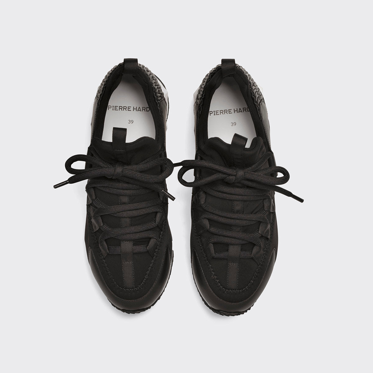 TREK COMET women's sneakers in black neoprene u0026 leather — PIERRE HARDY