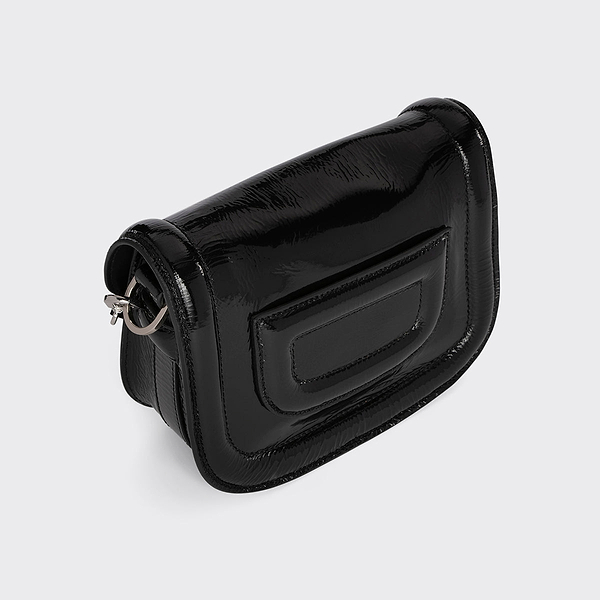 【Pierre Hardy】希少 MINI ALPHAVILLE BAG MINI ALPHAVILLE handbag in black patent kid leather — PIERRE