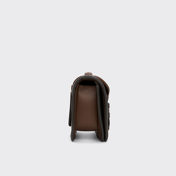 ALPHA handbag for women in camel & grey leather — PIERRE HARDY