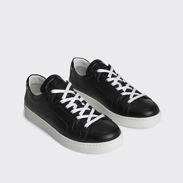 新作☆【PIERRE HARDY】 アスリート 104 104 sneakers for men in black calf leather — PIERRE HARDY