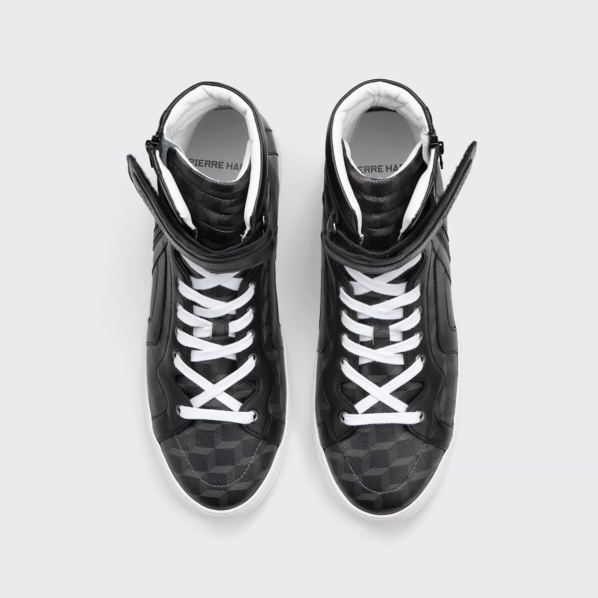112 high top sneakers for men in black Cube canvas PIERRE HARDY