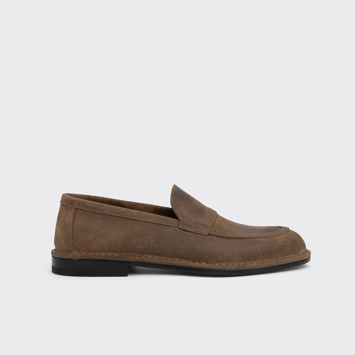 Pierre Hardy NOTO LOAFER, soft loafer lined in oiled raw tobacco brown calfskin