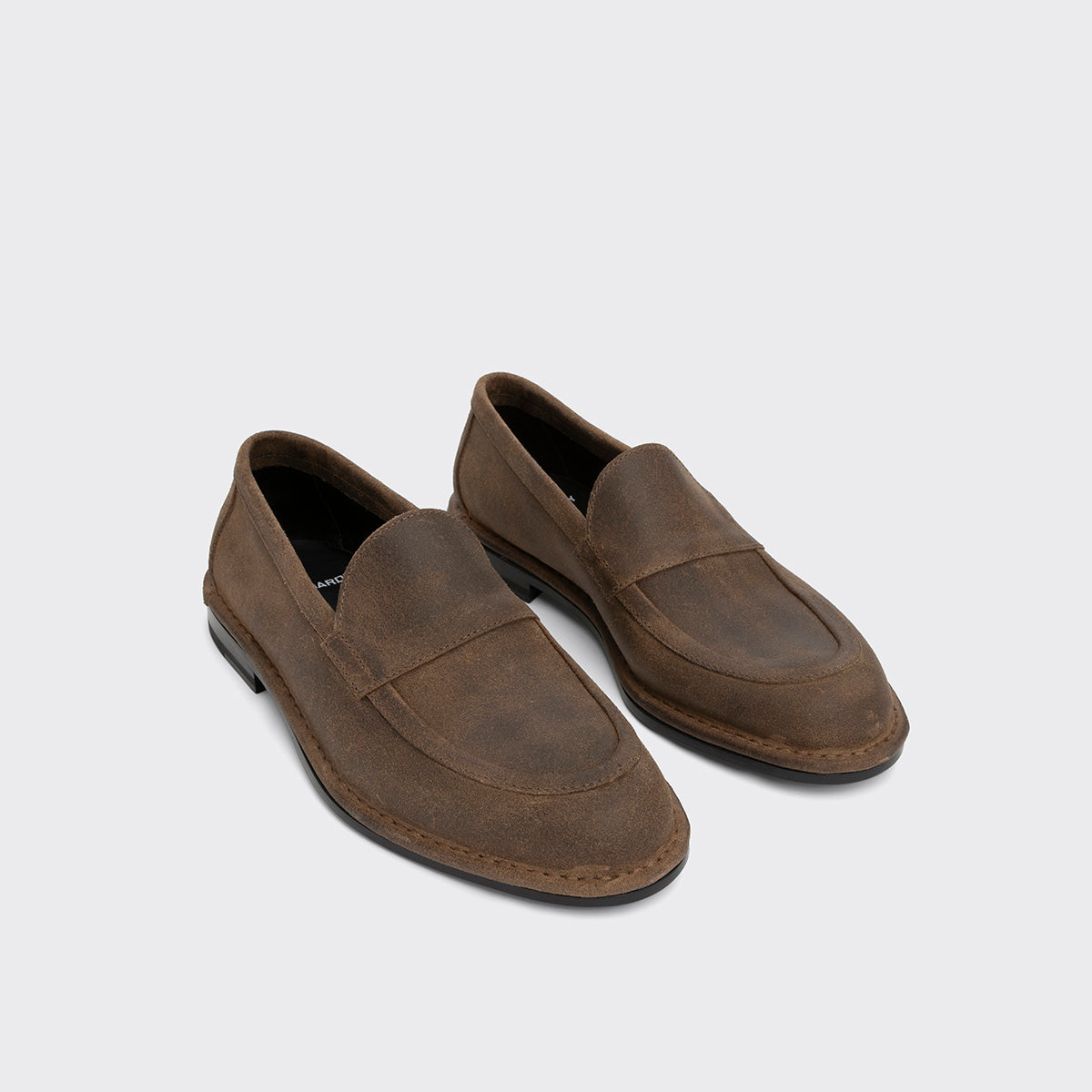 Pierre Hardy NOTO LOAFER, soft loafer lined in oiled raw tobacco brown calfskin, vue 3