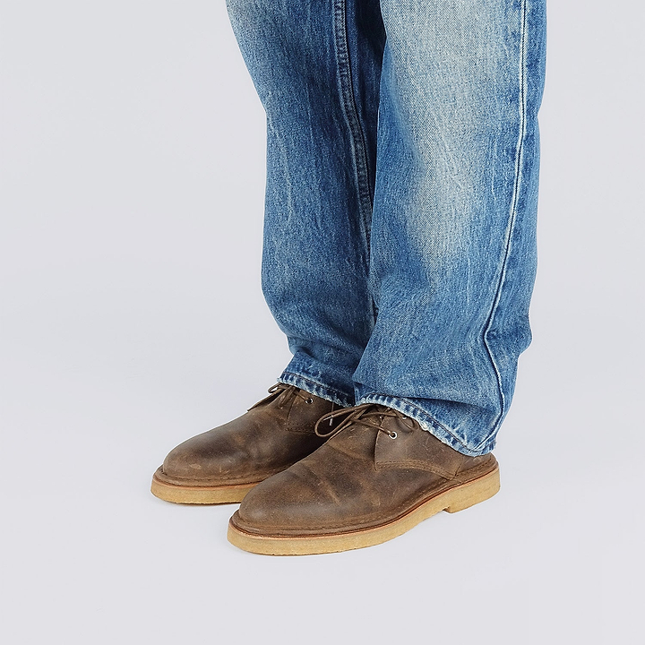 Pierre Hardy ANTOINE DESERT BOOT, oiled raw tobacco brown calfskin, vue 4