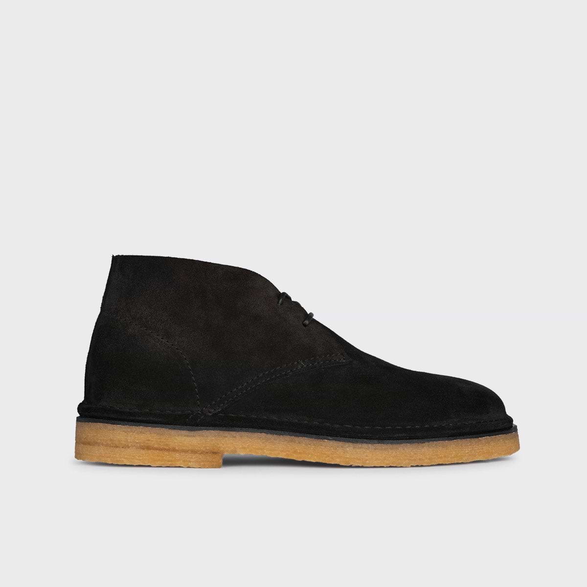 ANTOINE DESERT boots for women in black suede leather PIERRE HARDY