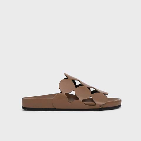 Pierre Hardy BEACH BULLES, cuir de veau camel